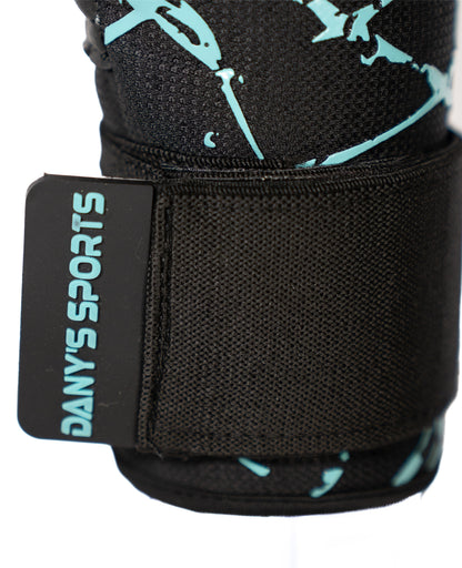 RĘKAWICE BRAMKARSKIE DANY’S SPORTS - BLACK & LAGOON BLUE